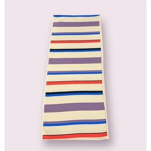 Lole Womens Infinity Scarf Striped Multicolor Cotton Blend Light Weight
